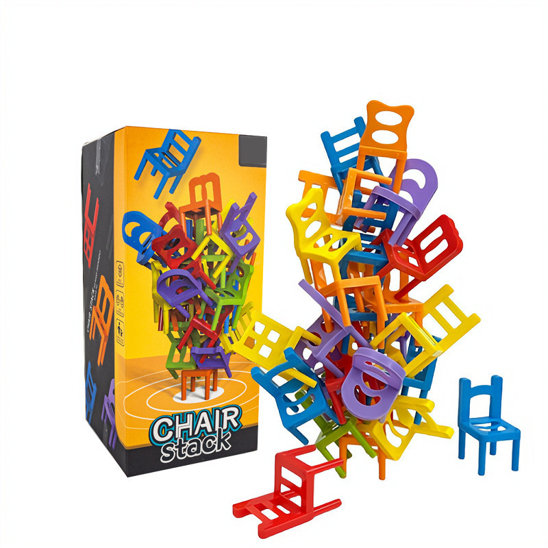 Party Games Juego - 24pc Children's Puzzle Folding Chair Toy