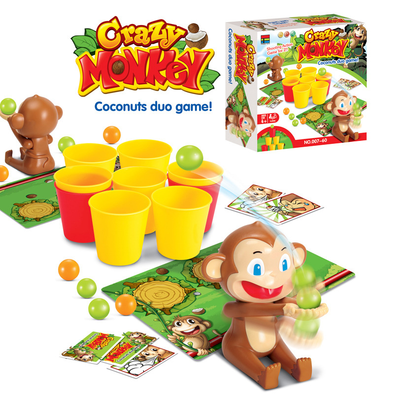Party Games For 3 People - Crazy Monkey Party Board Games Toys