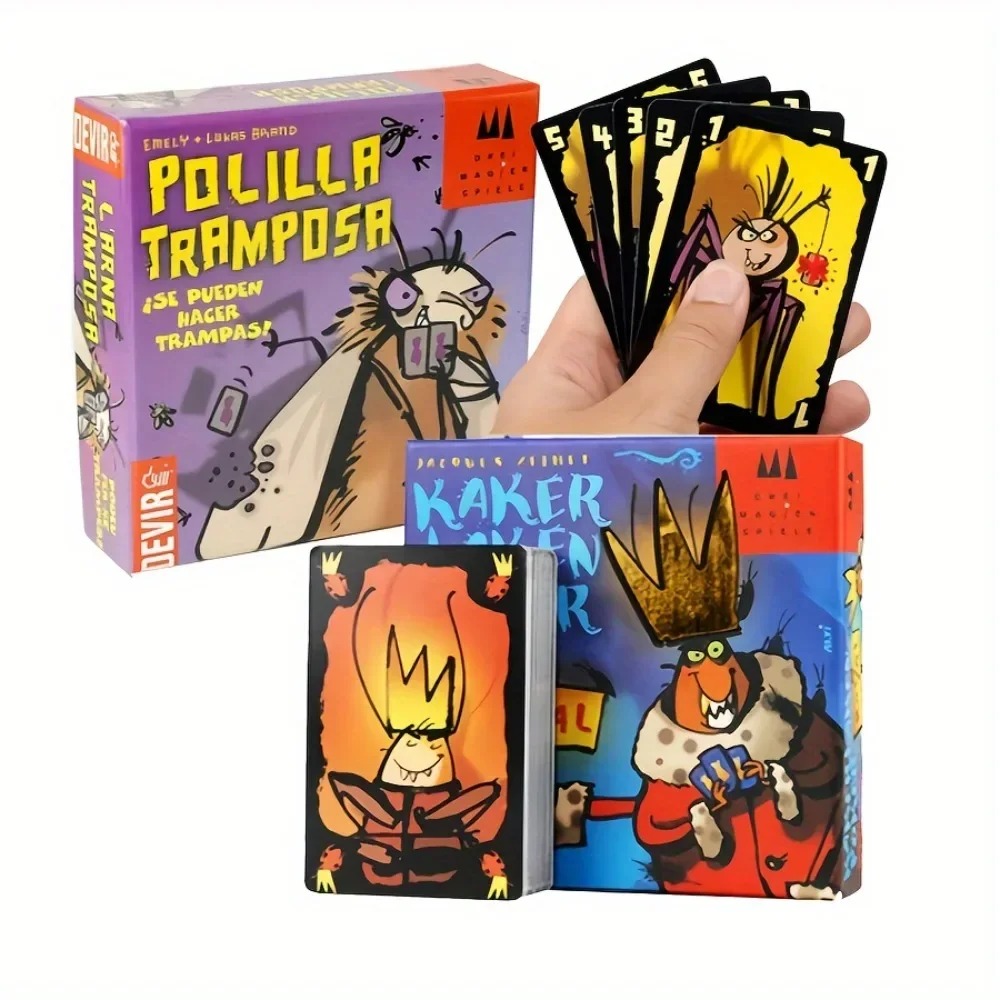 Party Games Juego - Polilla Tramposa Español Playing Card Game