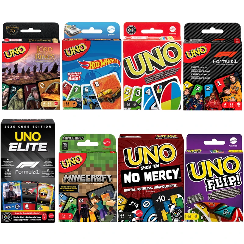 Party Games Minecraft - UNO Flip Playing Cards Games, Super