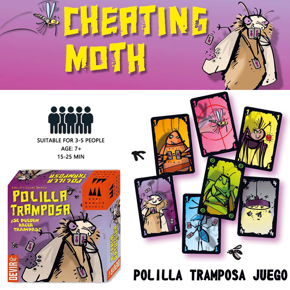 Party Games Juego - Polilla Tramposa Board Games The Cheating