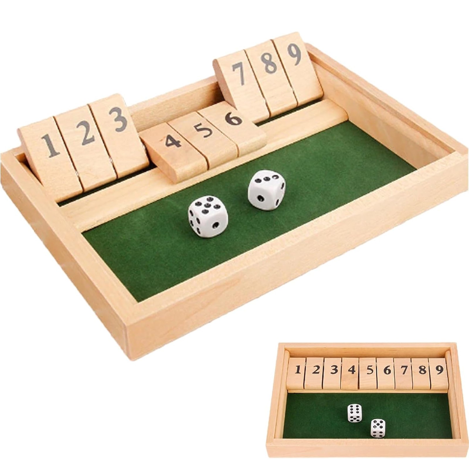 Close The Box Dice Board 2-4 P - Party Games For 3 People 评论和价格