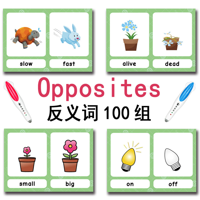The 100 Groups Opposites Flash - Party Games New Year 评论和价格