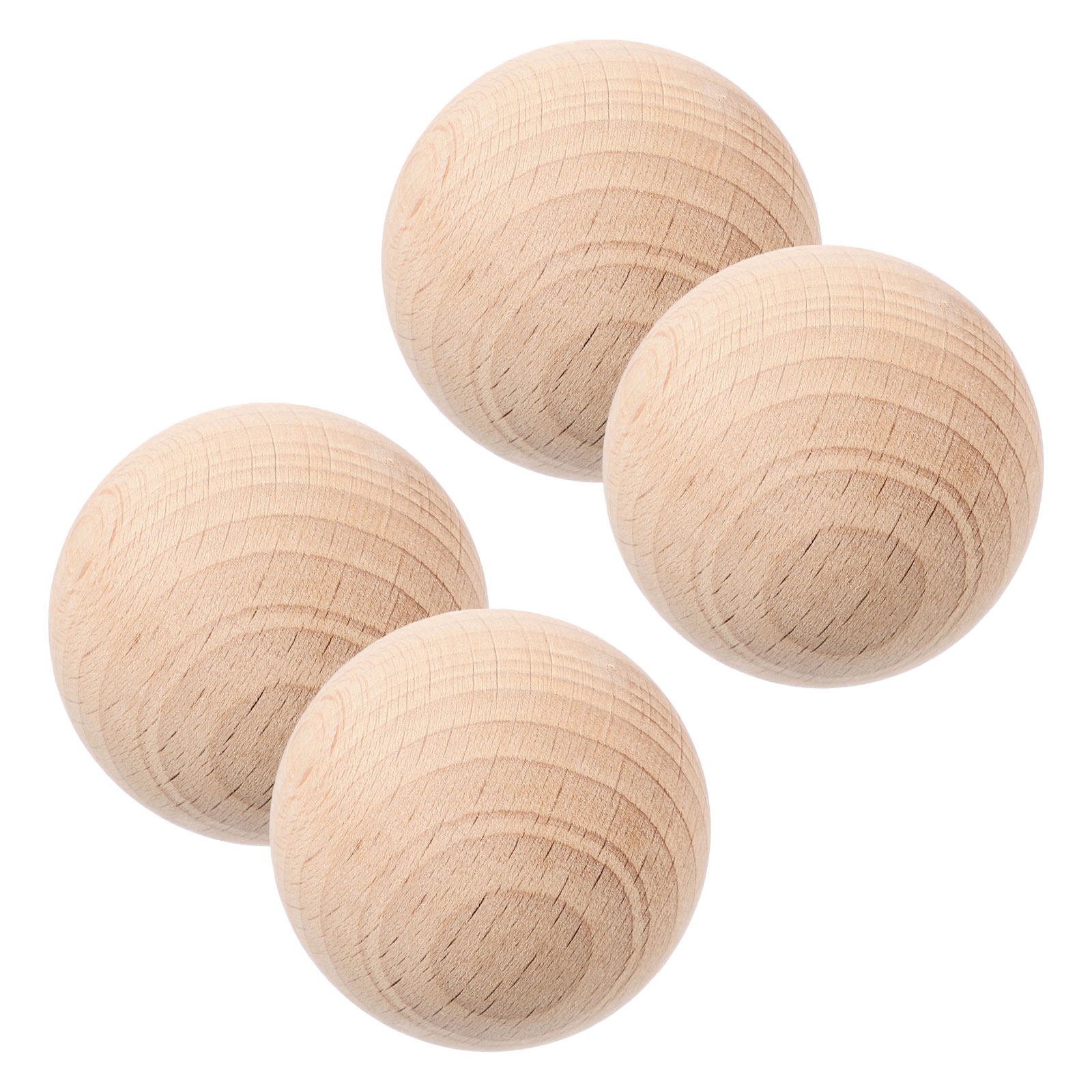 4Pcs Wood Croquet Balls 3.5cm  - Croquet Set Lawn 评论和价格