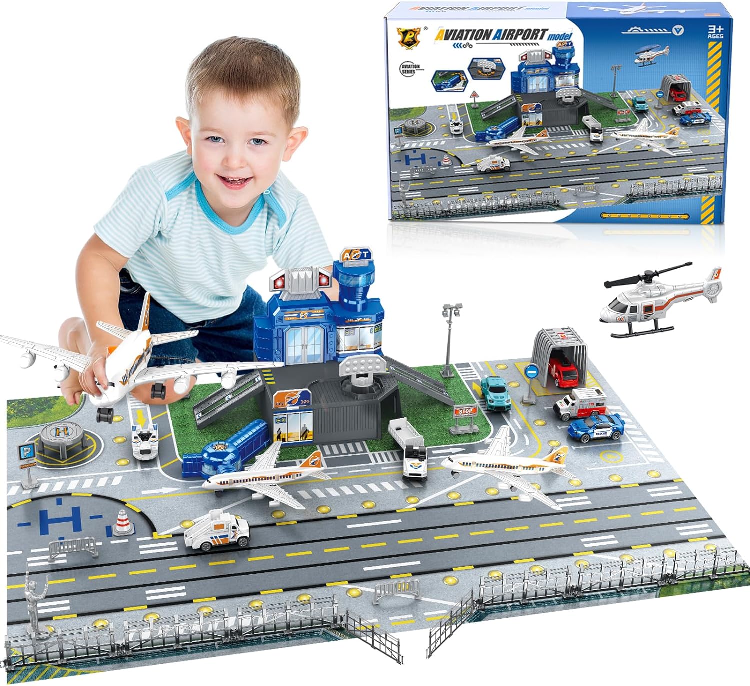 Children's Airport Scene Toy S - Party Games New Year 评论和价格