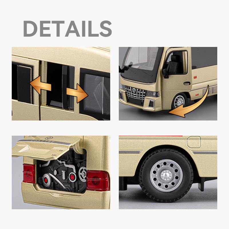 1:33 Toyota Coaster BUS Alloy  - Party Games Bus 评论和价格
