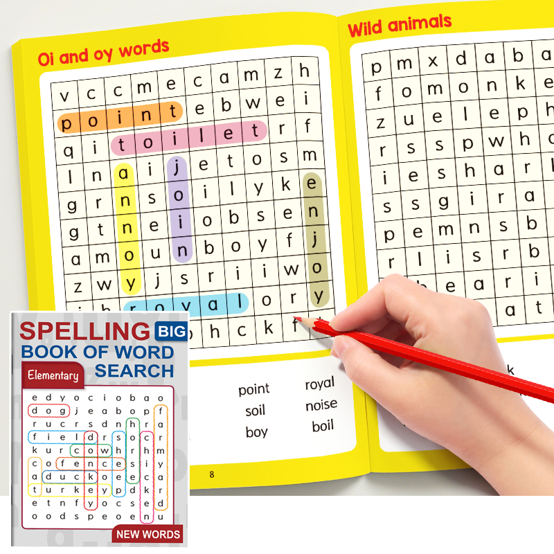 32-Page Word Search Game Book, - Party Games New Year 评论和价格