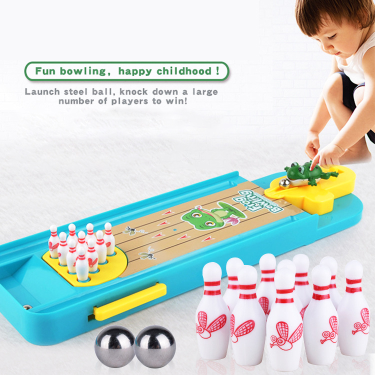 Mini Desktop Bowling Game Toy  - Party Games You Can Play 评论和价格