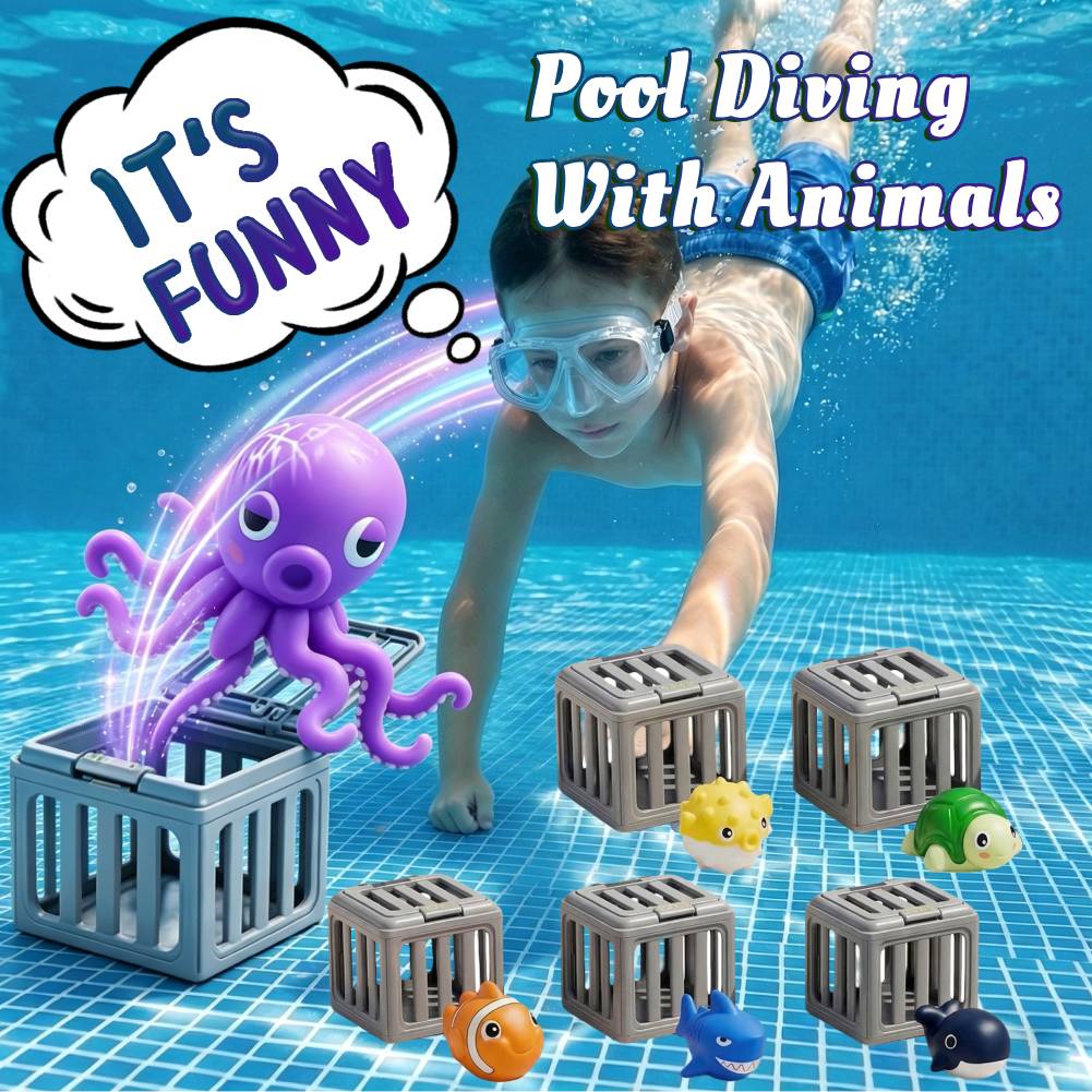 Kids Pool Diving Toys with Fis - Party Games Youth 评论和价格