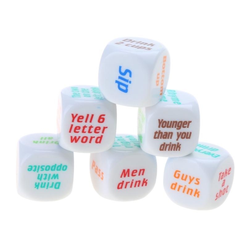   6Pcs 25mm Adult Drinking Par - Party Games Adults Drinking 评论和价格
