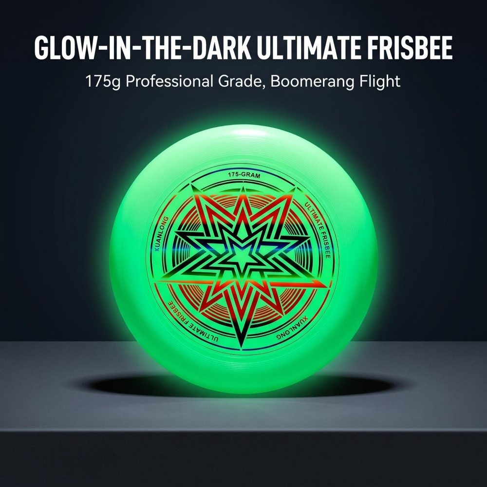 Glow-In-The-Dark Frisbee 175g  - Frisbee Freestyle Disc 评论和价格