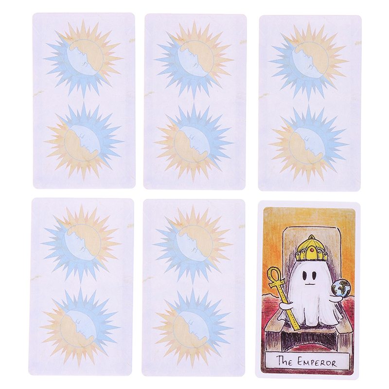 Cute Ghost Tarot Deck Toy Set  - Party Games Adult Birthday 评论和价格