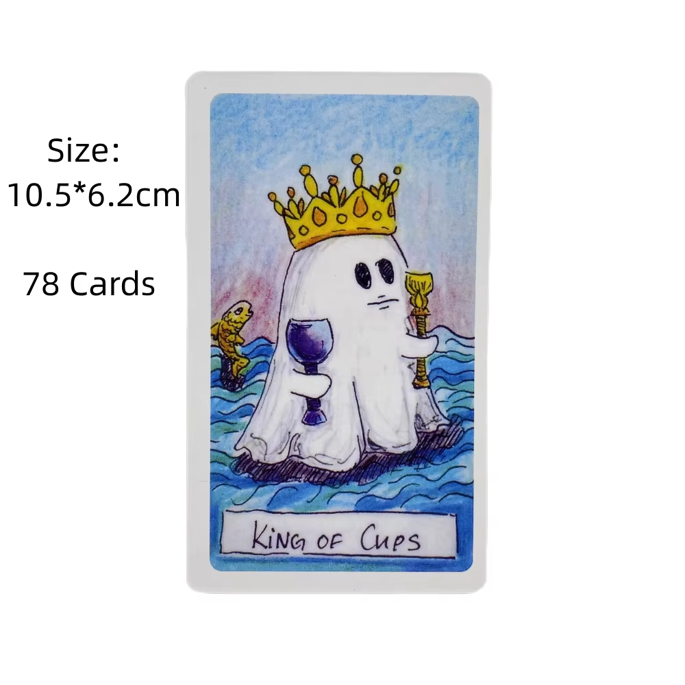 Cute Ghost Tarot Deck Toy Set  - Party Games Adult Birthday 评论和价格