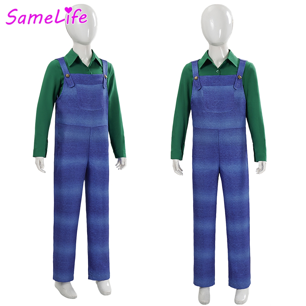Plumber Luigi Cosplay Fantasy  - Party Games Youth 评论和价格