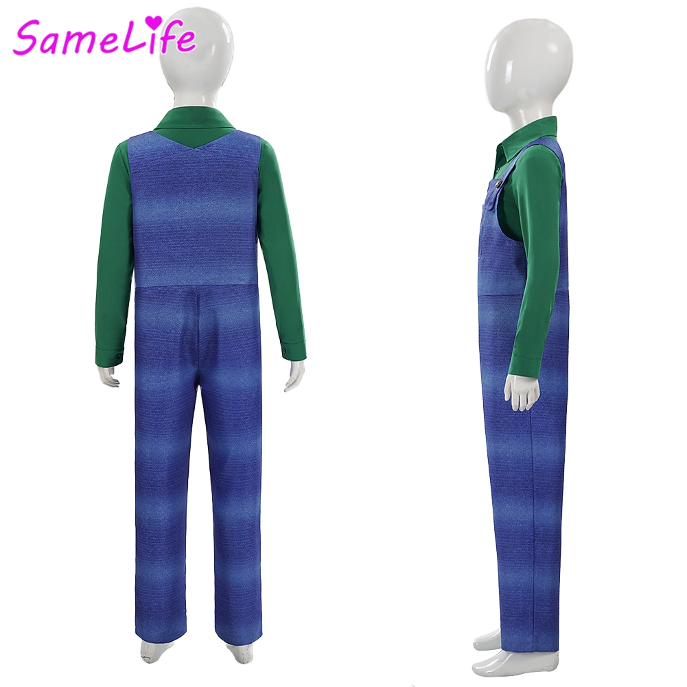 Plumber Luigi Cosplay Fantasy  - Party Games Youth 评论和价格
