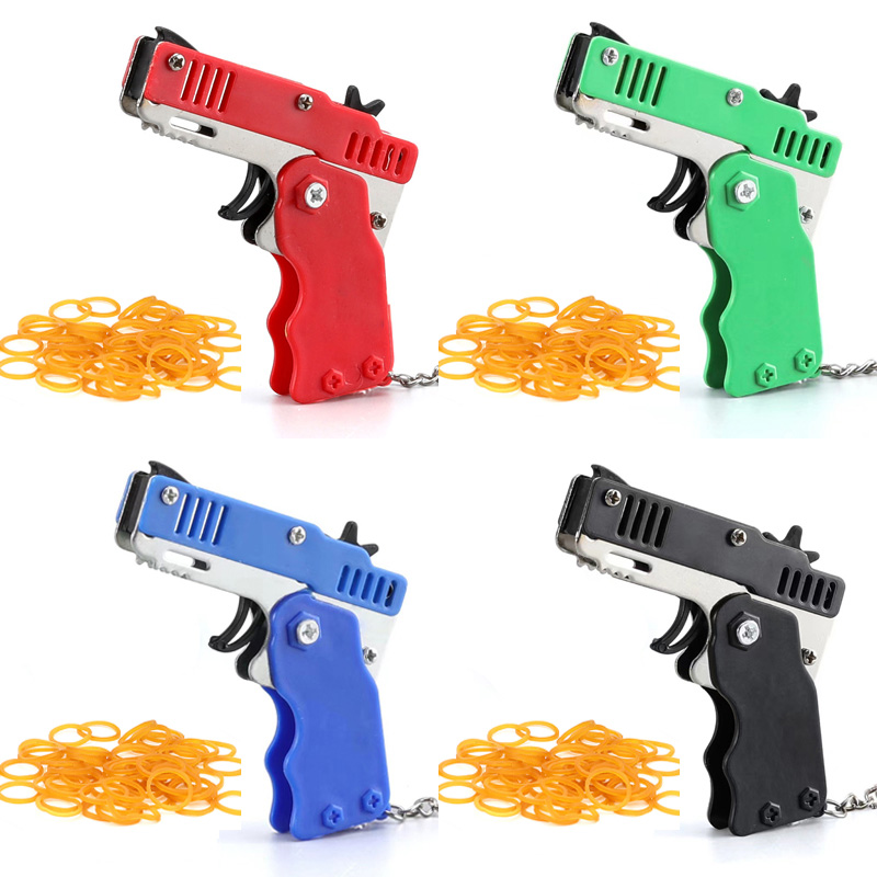 Mini Keychain Rubber Band Gun  - Party Games Gender Reveal 评论和价格