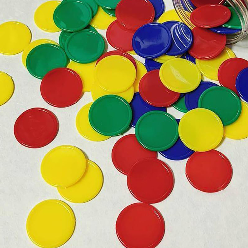 Bingo Markers Chips 37MM 4 Col - Party Games Juego 评论和价格