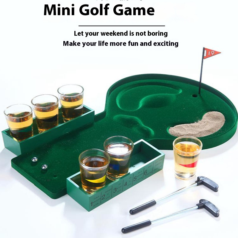 Mini Golf Table Games Toy Bar  - Party Games Adults Drinking 评论和价格