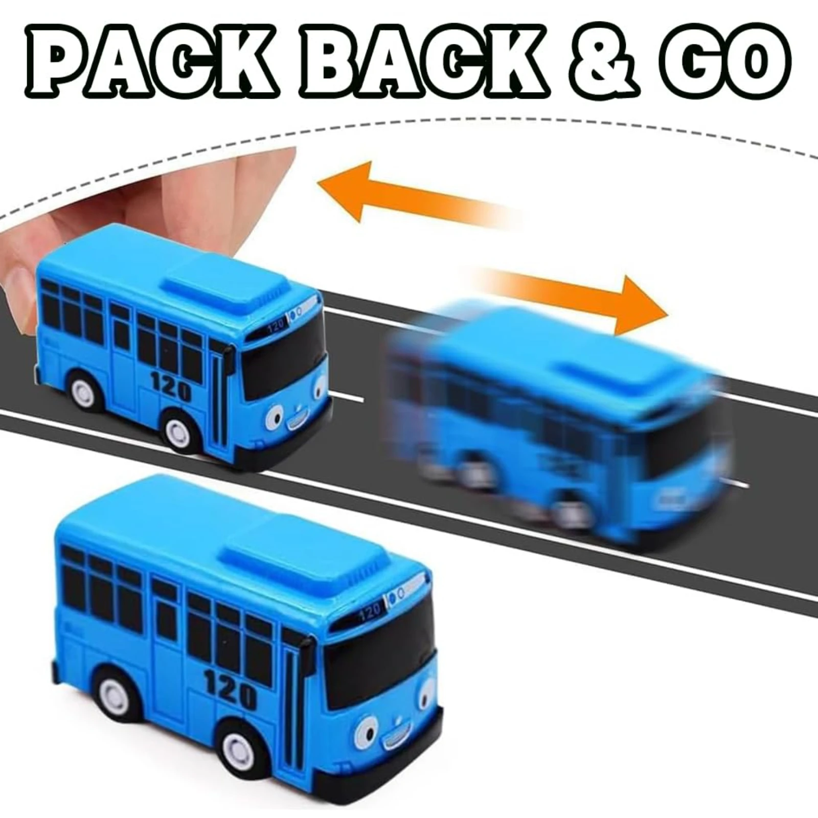 Mini Pull Back Tayo Bus Toy Se - Party Games Bus 评论和价格