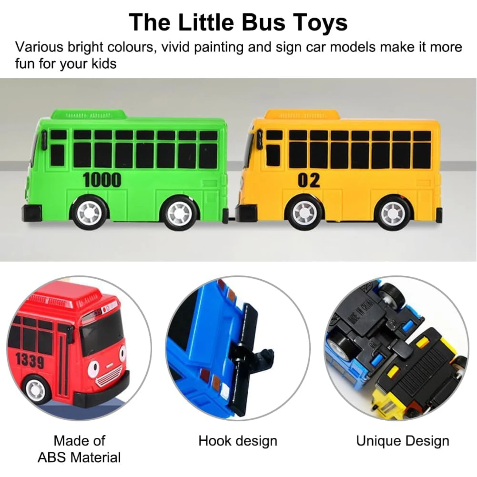 Mini Pull Back Tayo Bus Toy Se - Party Games Bus 评论和价格