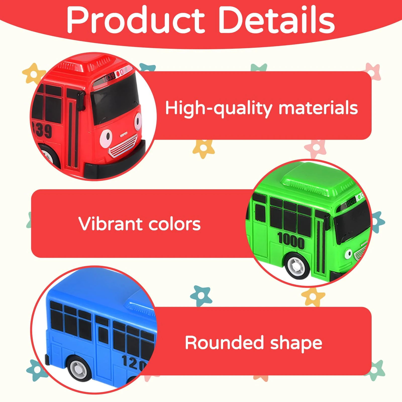 Mini Pull Back Tayo Bus Toy Se - Party Games Bus 评论和价格