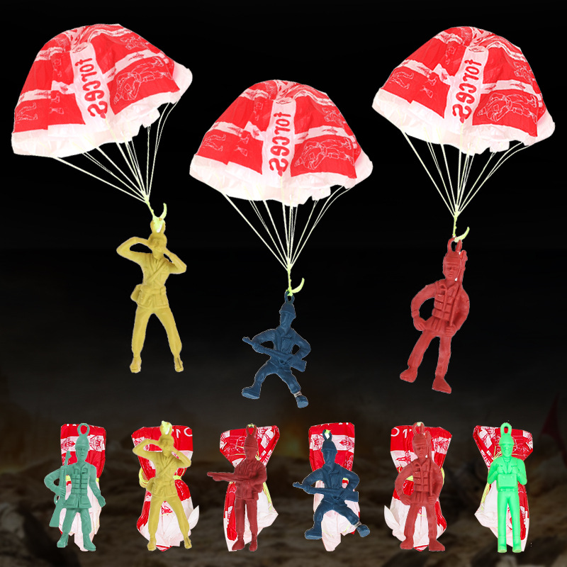 10pcs Plastic Ejecting Parachu - Party Games Gender Reveal 评论和价格