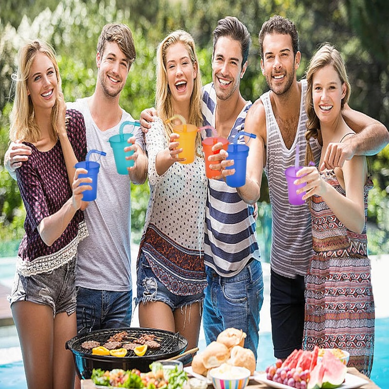 6-18PCS Portable Party Cup wit - Party Games Youth 评论和价格