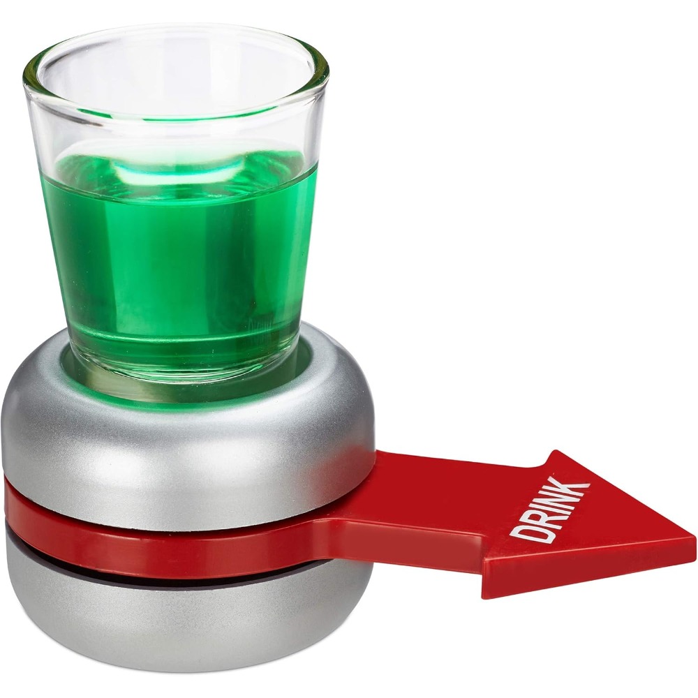 Relaxdays Drinking Game, Spin  - Party Games Adults Drinking 评论和价格
