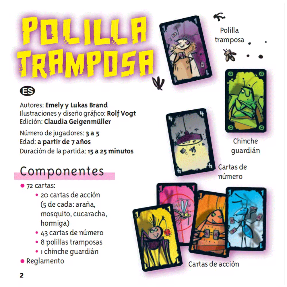 Polilla Tramposa Board Games T - Party Games Juego 评论和价格