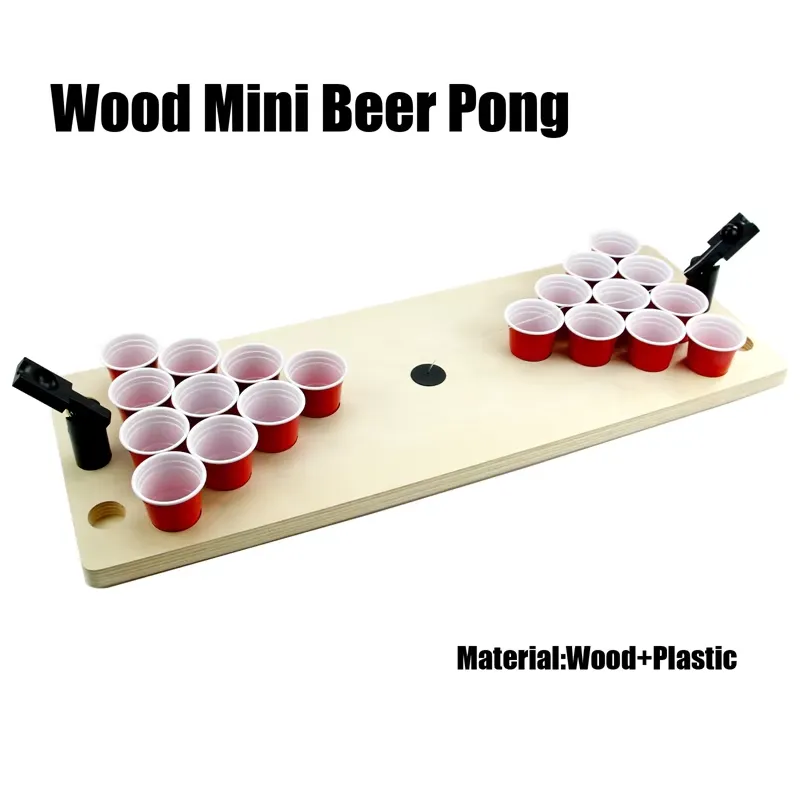 Mini Beer Pong Table Tennis Dr - Party Games Adults Drinking 评论和价格