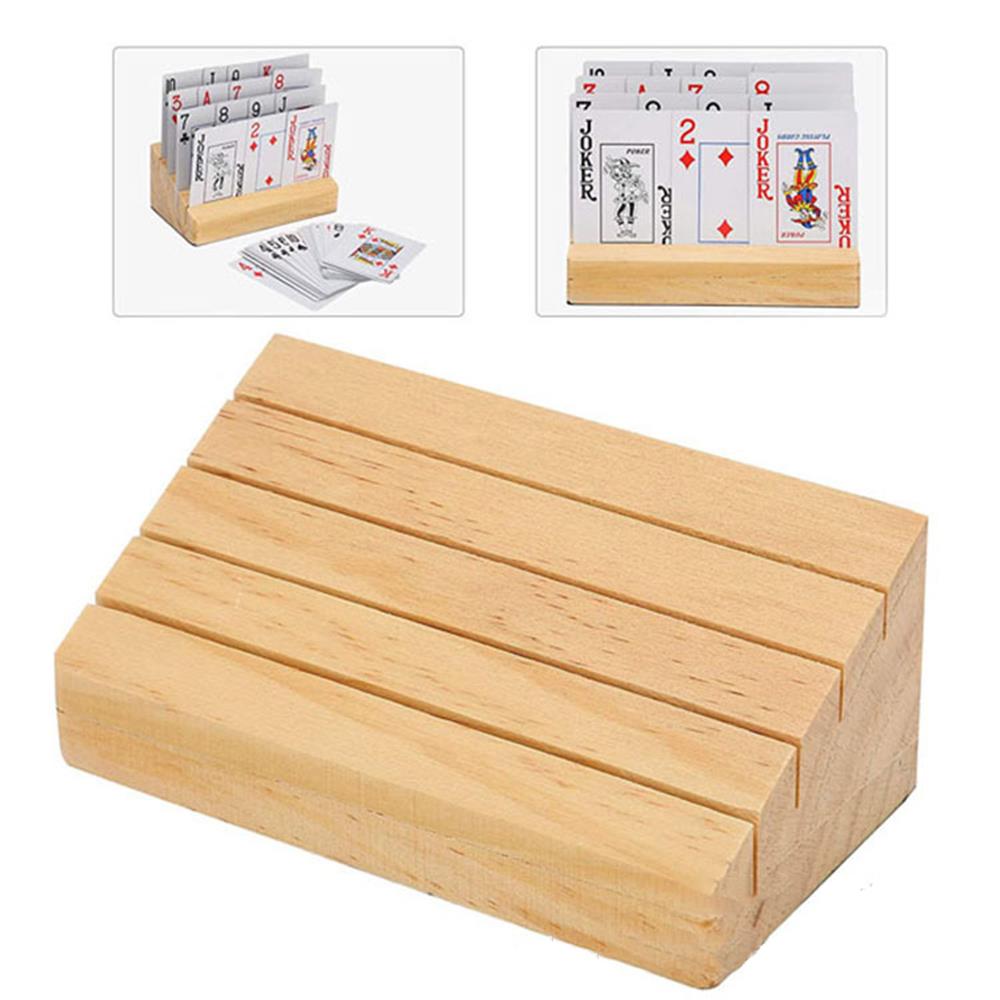 Hands-Free Wooden Playing Card - Book Party Games 评论和价格